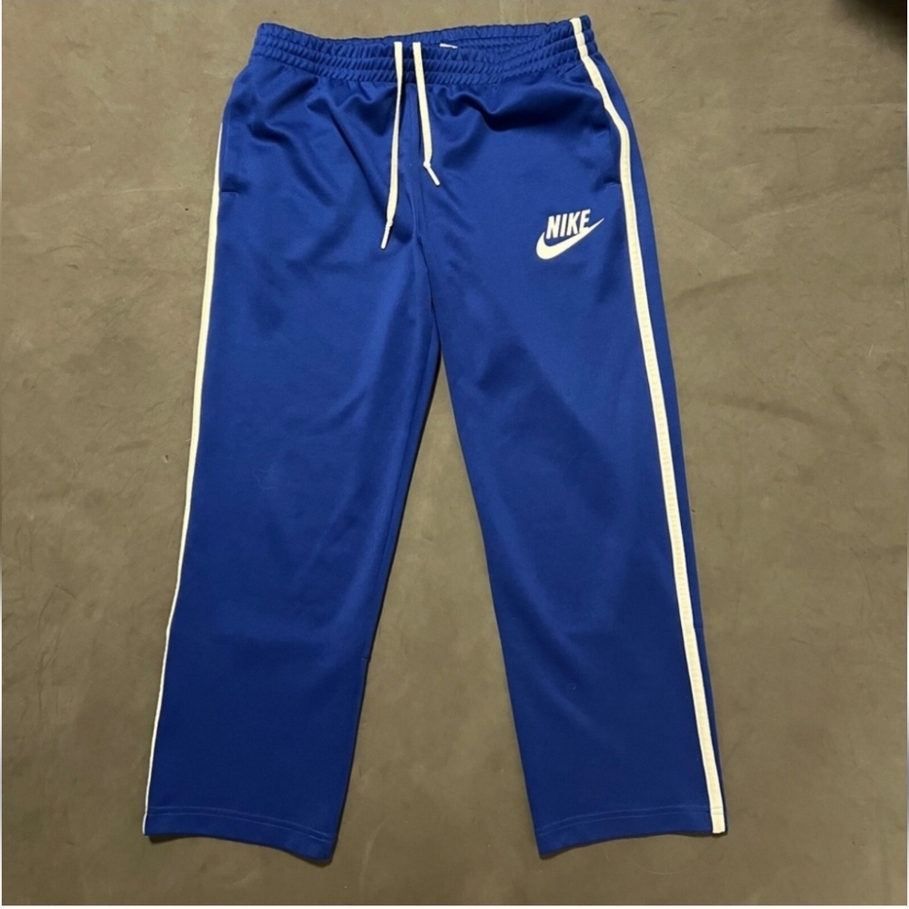 Nike Men's Royal Blue Joggers with White Accents